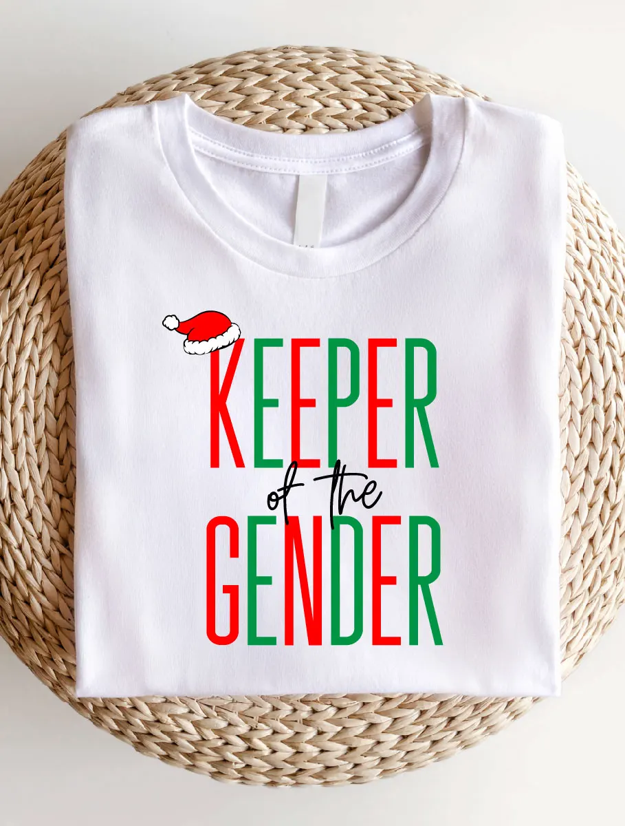Gender Reveal Christmas Party T Shirt
