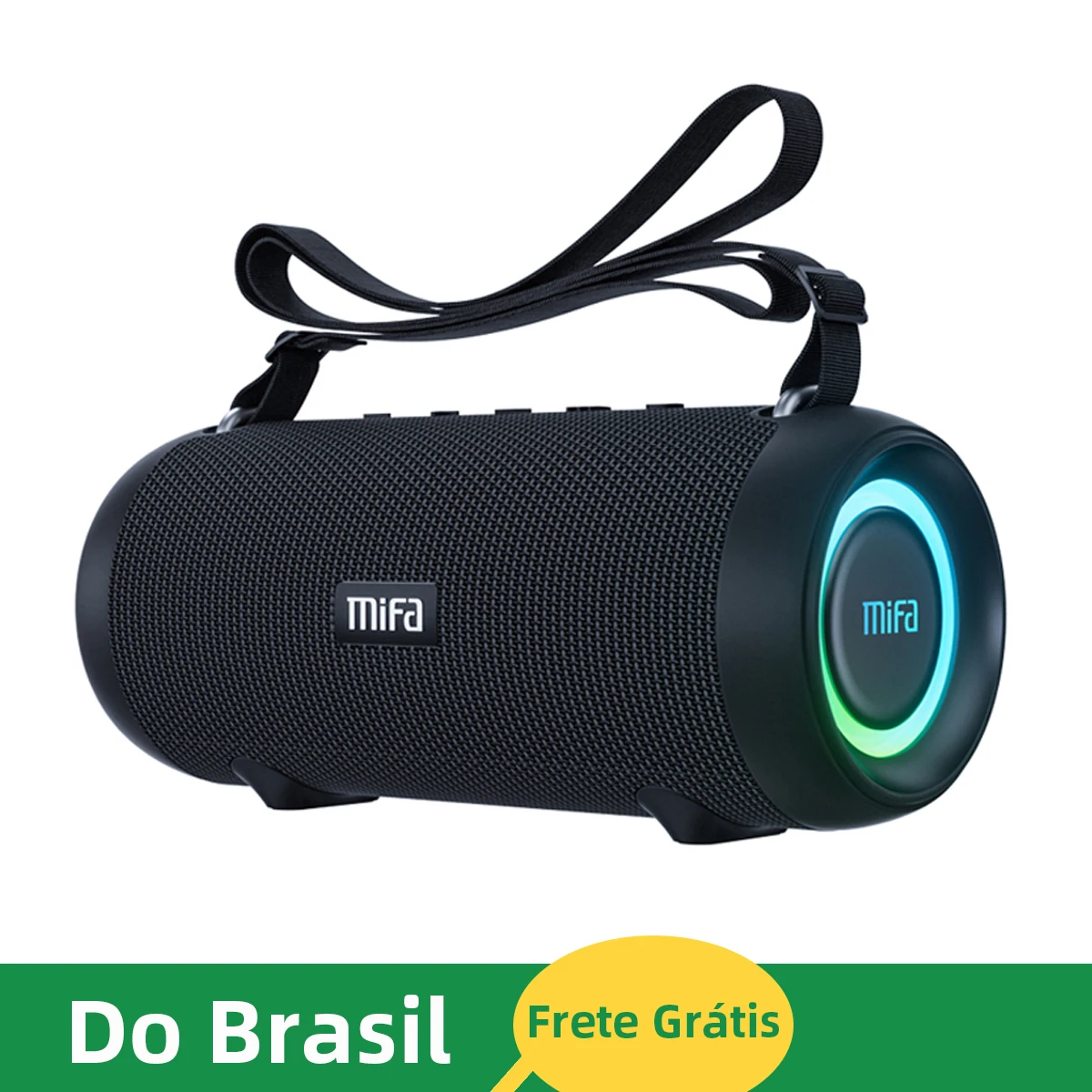 Caixa de Som Bluetooth Sem Fio MIFA 60W, Amplificador Classe D, Super Bass, Caixa de Som Portátil Resistente para Camping, Festa, Viagem e Uso Interno