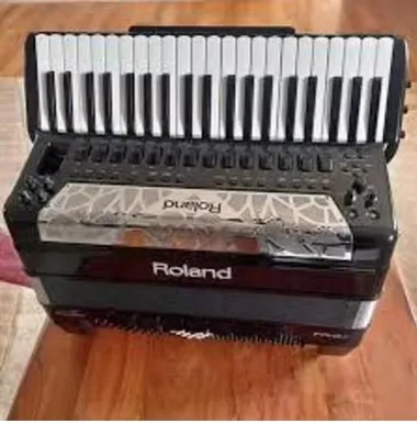 Accordion Black V-Accordion, FR-8X, AUTHENTIC, Better, AUTHENTIC, New