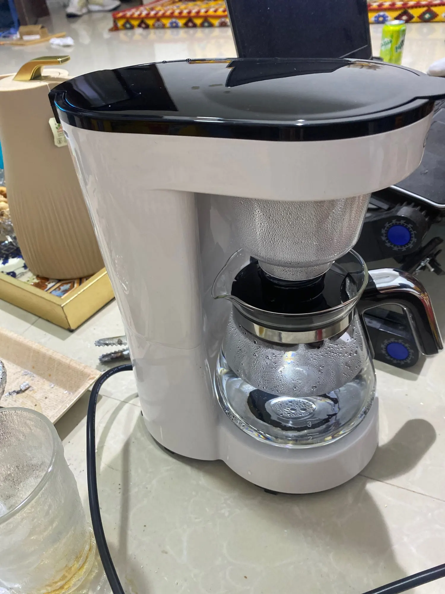 HiBREW Electric Milk Frother Frothing Foamer Chocolate Mixer Cold/Hot Latte Cappuccino fully automatic Milk Warmer Cool M1A photo review