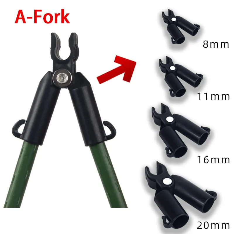 

5pcs A-Type 8/11/16/20mm Plastic Gardening Pillar Support Forks Vegetable Bracket Parts Climbing Flower Plants Bracket Connector
