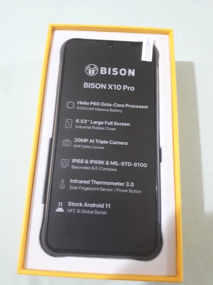 UMIDIGI BISON X10 Pro X10 Rugged Smartphone IP68&IP69K Waterproof 4GB+128GB Mobile Phone 20MP Rear Camera Cellphone 6150mAh NFC
