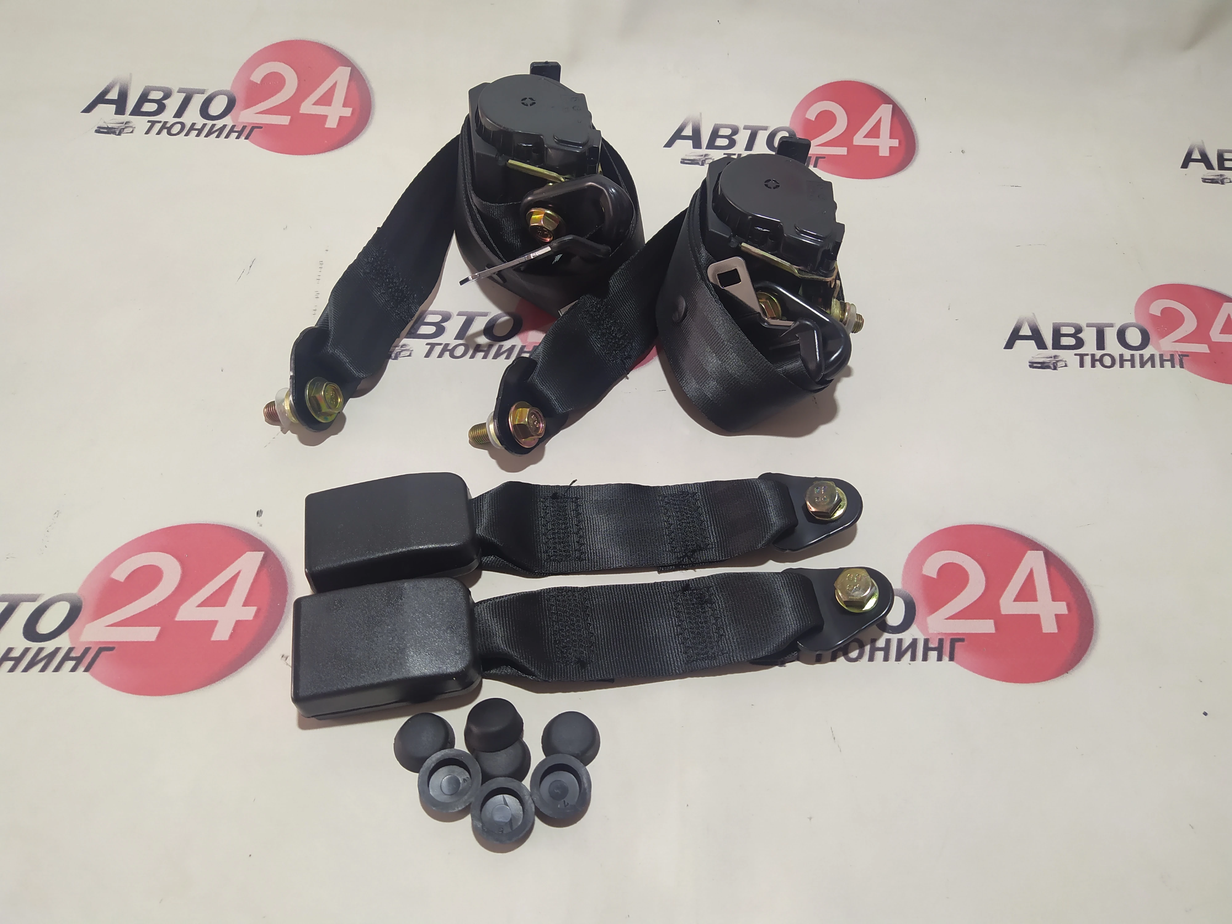 Conjunto de cinturones de seguridad traseros para Lada Niva 4 y 4, | - AliExpress