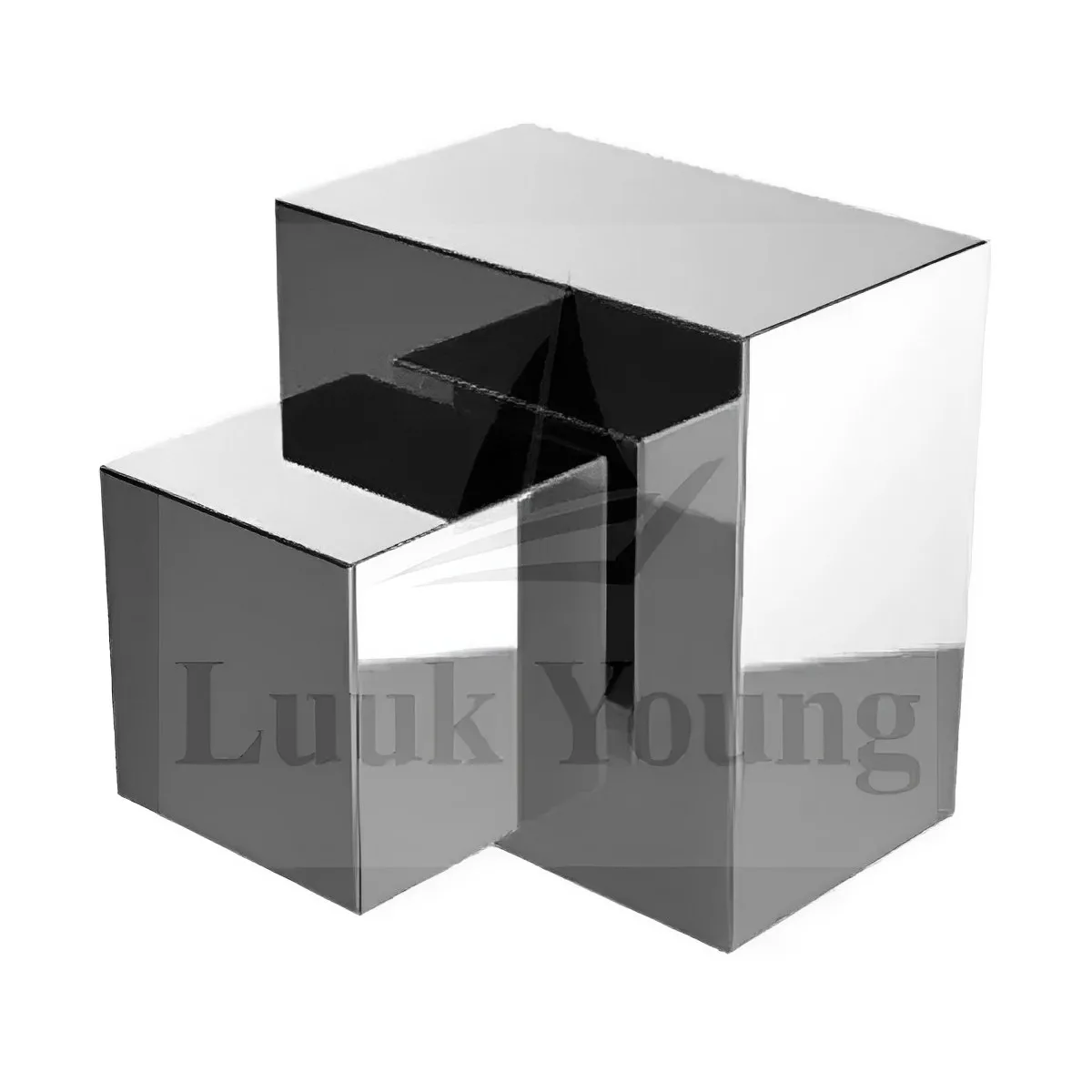 Square Finish For Registration Steering Wheel Wall Metal P12c Chrome Silver Inox - 3