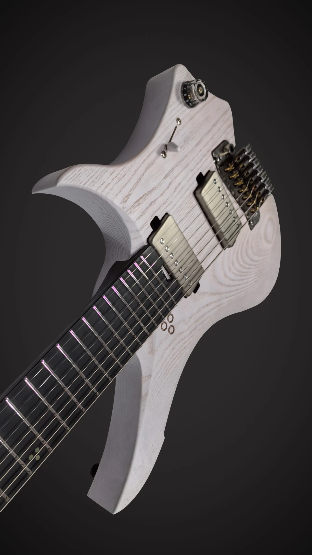 GALPADA Headless Gitarre Saitenlock - Ersatzteile Für Kopflose Gitarren