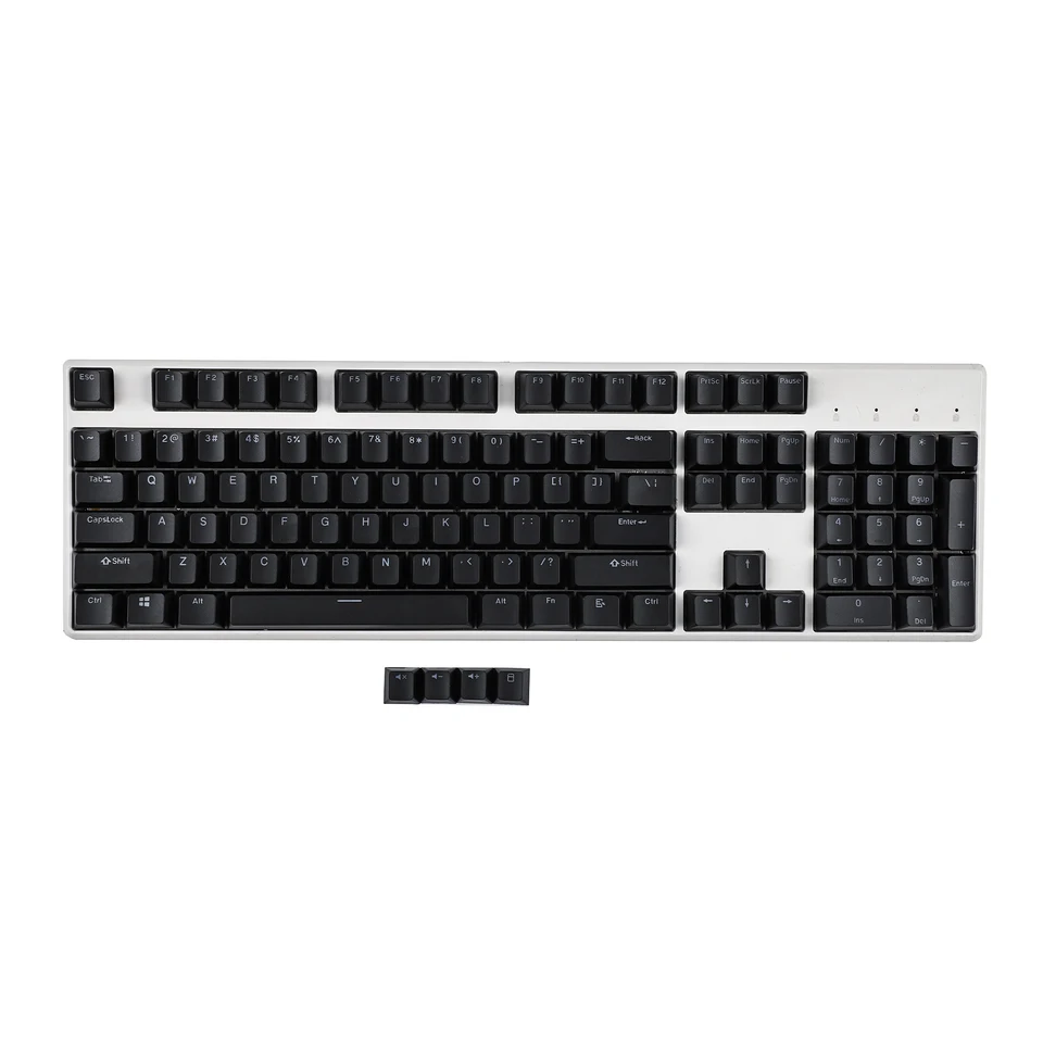 PBT Double Shot 104-key Side-lit Shine Through Tra... - Grandado