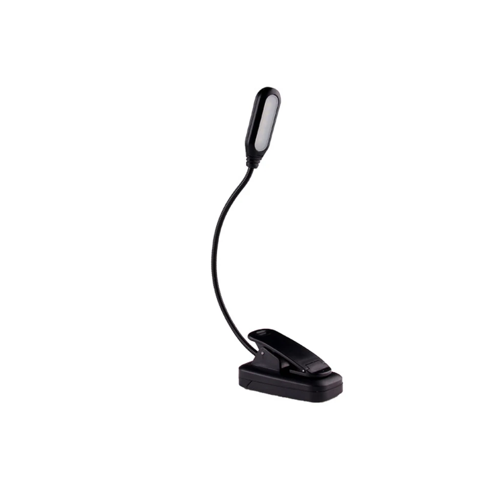 Mini Led Book Nachtlampje Tafellamp Oogbescherming Verstelbare Clip-On Bureaulamp Batterij Aangedreven Flexibele Studie Slaapkamer Lezen