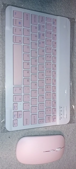 Mini Wireless Keyboard Bluetooth Keyboard For ipad Phone Tablet Portable Bluetooth Keyboard and Mouse For Samsung Xiaomi Android photo review
