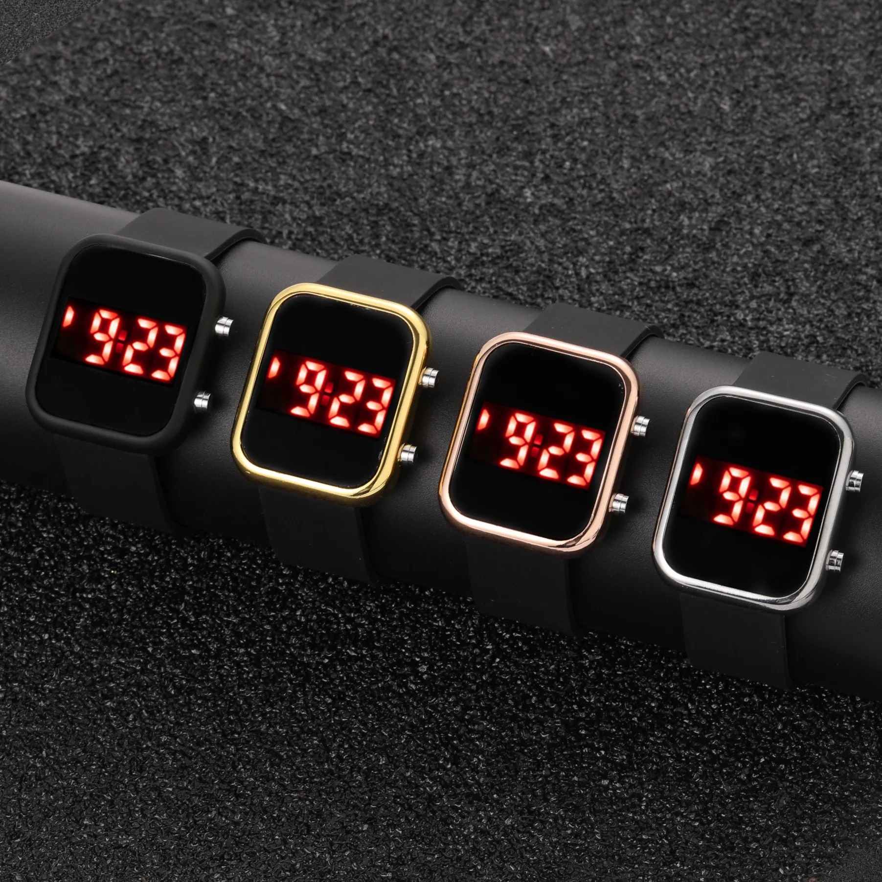 2025 Digital Watches for Women Sports Watches LED Wristwatch Ladies Silicone Strap Elegant Electronic Clock Relojes Digitales - 4