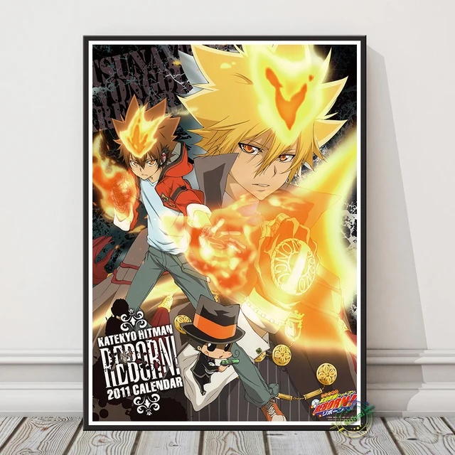 Katekyo Hitman Reborn Anime Character Art Print Poster Classic Manga Wall  Picture Decor Canvas Painting