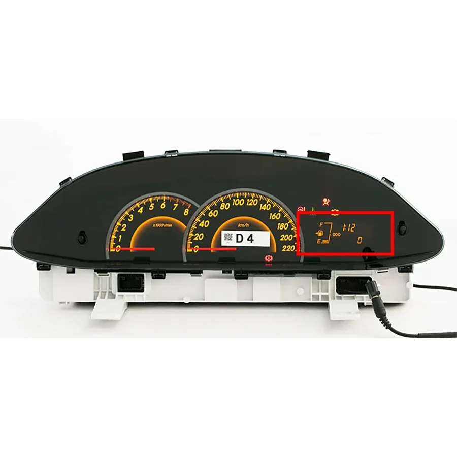 

For Toyota Yaris LCD Screen Dashboard Black Display Capabilities Cluster Instrument Replacement