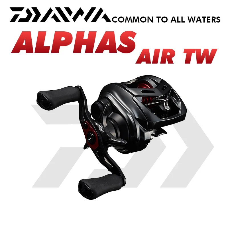 

Original 2020 DAIWA ALPHAS AIR TW Baitcasting Fishing Reels Air Spool Low Profile 7.1:1/8.6:1 Gear Ratio 3.5KG Max Drag T-Wings