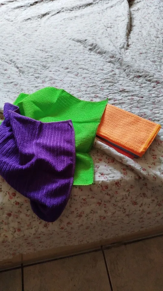 Pano Microfibra Automotiva Flanela Anti-risco 30x30 (5 Uni) - Neverdie Store photo review