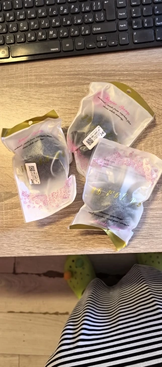 Pack 3 éponges Konjac, Charbon, Thé vert