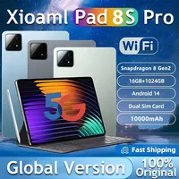 2025 New Xioami Pad 8S Pro Global Version Tablet Android 14 Snapdragon 8 Gen2 16GB+1TB GPS 5G WiFi Dual SIM HD Tablette PC 1