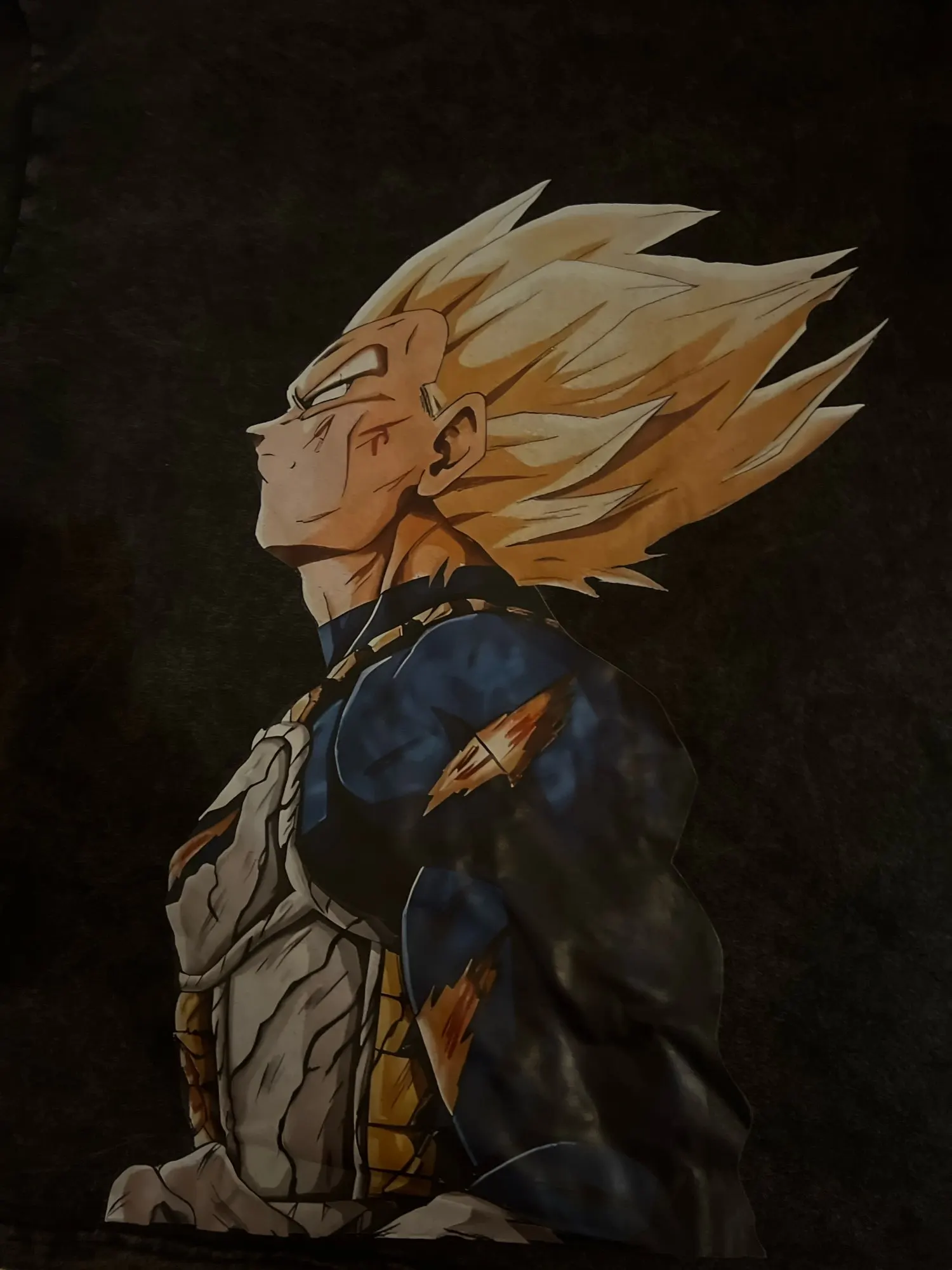 Anime Dragon Ball Z Vegeta Vintage Wash T-Shirt Short Sleeve Loose Sports Fitness T-Shirt Men's Harajuku Clothing Dragon Ball