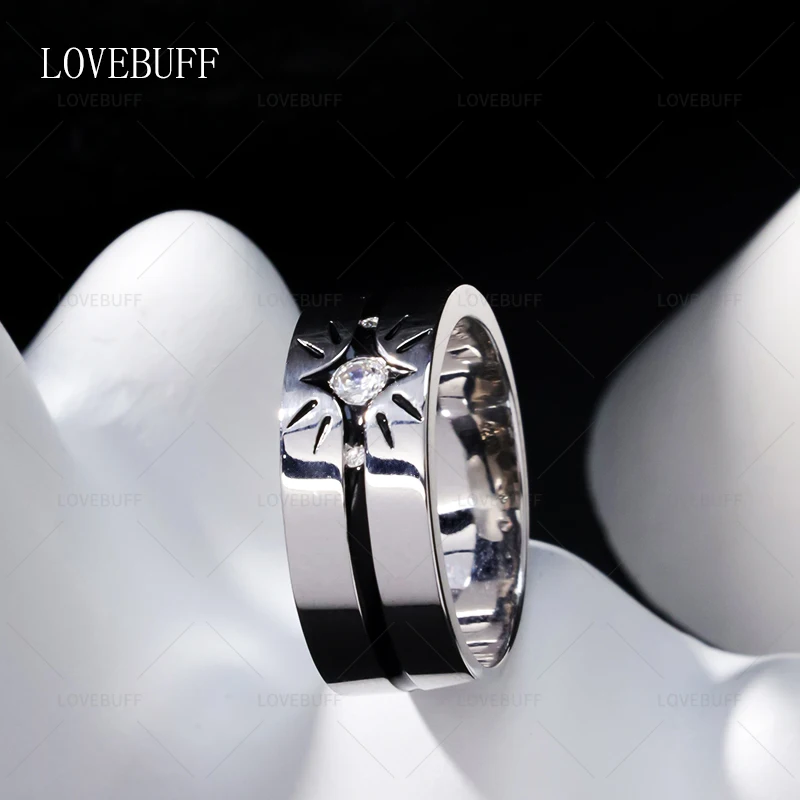 LOVEBUFF LAD Affinity 100 Ring Inspired 925 Silver Closed