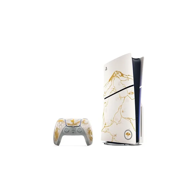 Alternative view of PS5 Slim Ghost of Yōtei Gold Bundle
