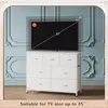 7-Drawer White Dresser - Fabric Storage Tower with Steel Frame & Wood Top for Bedroom/Entryway 6