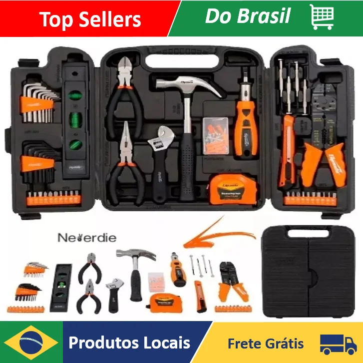 Jogo De Ferramentas Kit 129 Peças - Neverdie Store