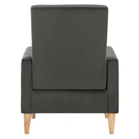 Бархатное кресло для отдыха, скандинавское кресло-трансформер с мягким сиденьем, подлокотниками, высокой спинкой для гостиной, спальни, дома — изображение 4