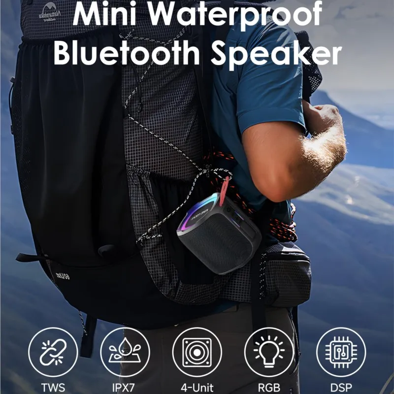 Kinglucky K50 Portable Wireless Bluetooth Speakers IPX7