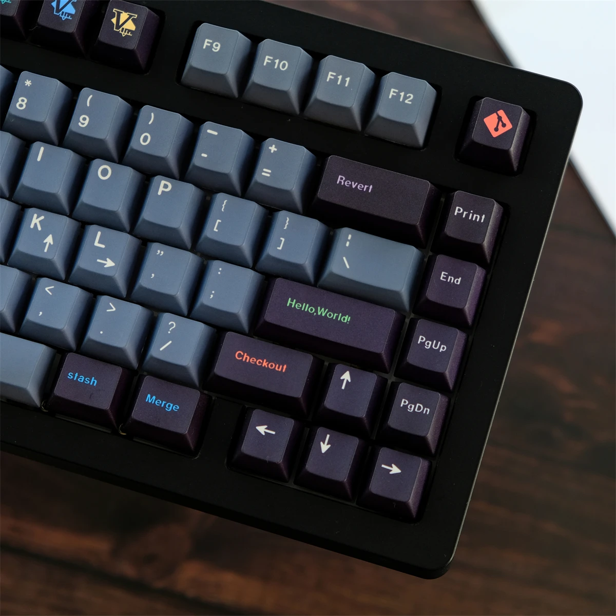 Gmk Oblivion Keycaps v2 Perfil Cereja Inglês Keycap Pbt Sublimação Dye Teclado Mecânico Interruptor mx 1.75u 129 Chaves - Imagem 4