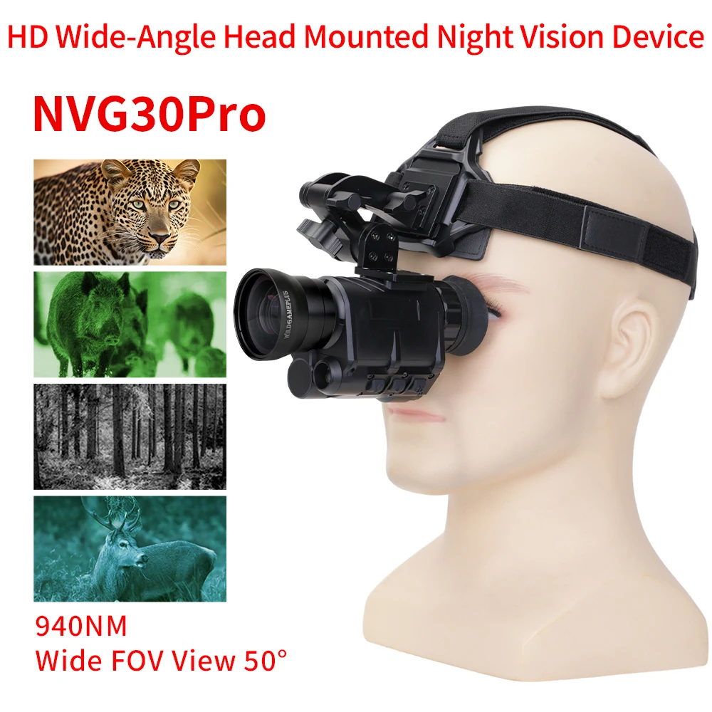 Monoculaires et lunettes de vision nocturne réelle, jumelles numériques
