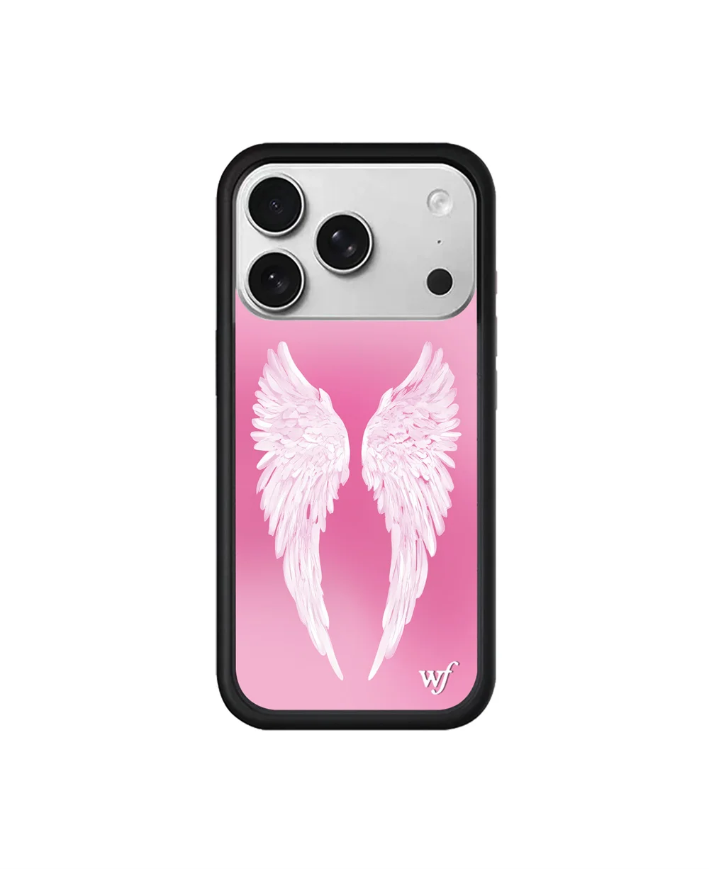 Wildflower INS Strawberry Wings Cartoon Phone Case for iPhone 16 Pro Max 12 13 14 15 Plus 17 Pro Air 3D WF Case Cute Punny Cover 2