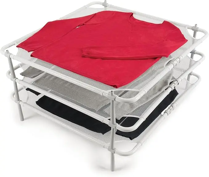 Folding Sweater Drying Rack, Fold-Flat Legs. 4