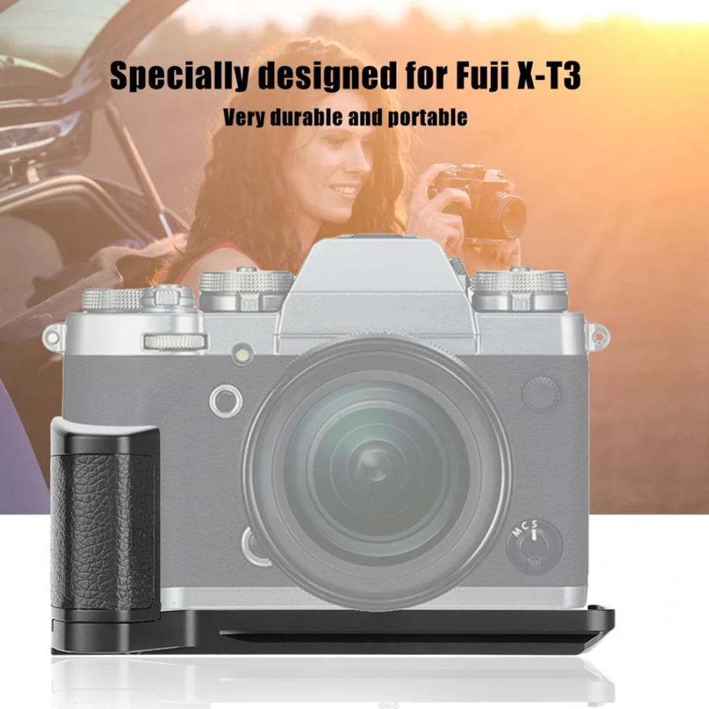 Mcoplus Mco-Xt3 Staffa L Impugnatura In Lega Di Alluminio Come Sostituzione Mhg-Xt3 Per Fotocamere Fujifilm Fuji X-T3