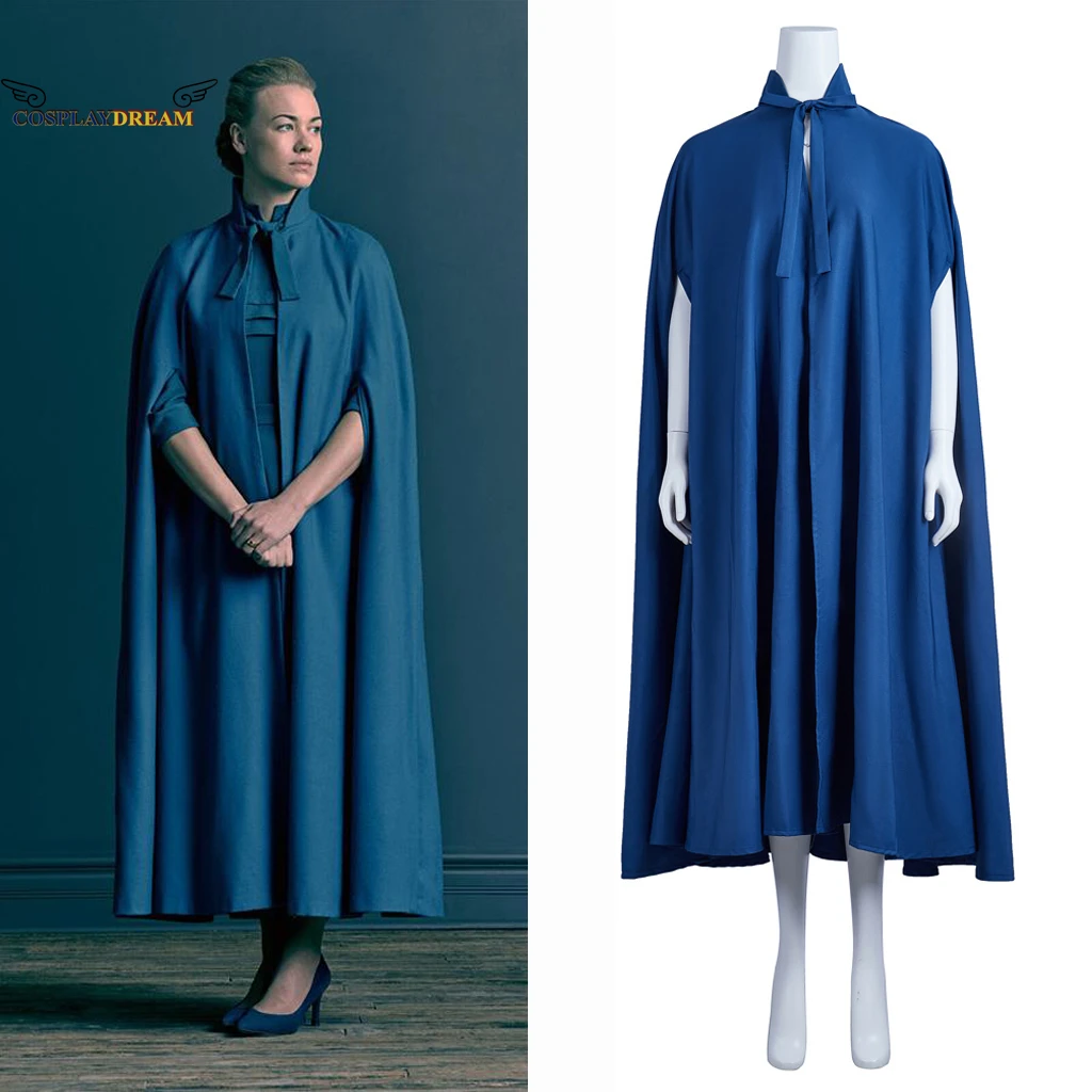 

The Handmaid's Tale Cosplay Costume Serena Joy Cosplay Blue Cloak Halloween Handmaid Offred Cloak Cape Women Carnival Party Prop