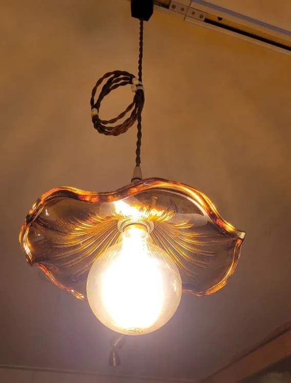 Modern Flower Crystal Pendant Lights, Home Decor Lighting, Living Room, Bedroom, Nightstand, Fixture, Interior Shop photo review