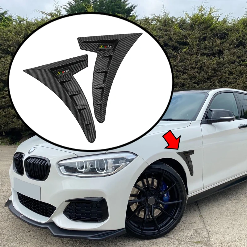 Car Air Flow Intake Hood Fender Side Vents Decoration Auto Tuning Accessories For BMW E90 F20 E46 E92 G20 4x4 car stickers car window stickers car door seal strip car door moulding trim car console organizer window door cover trim car window trim stickers car window trim car door handle car window protector strip