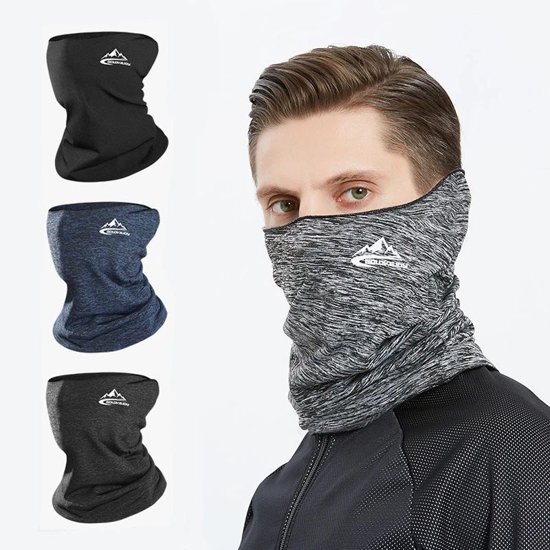 Winter Neck Warmer Windproof Men's Neck Gaiter Face Scarf Fleece Balaclava Ski Mask Motorcycles Cycling Camping Hiking Scarves