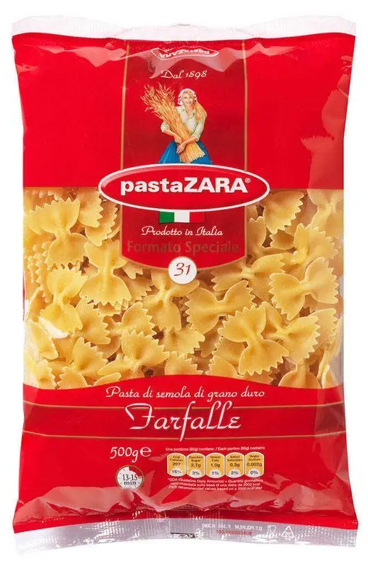 Упаковка 20 пачек Бантики Pasta
