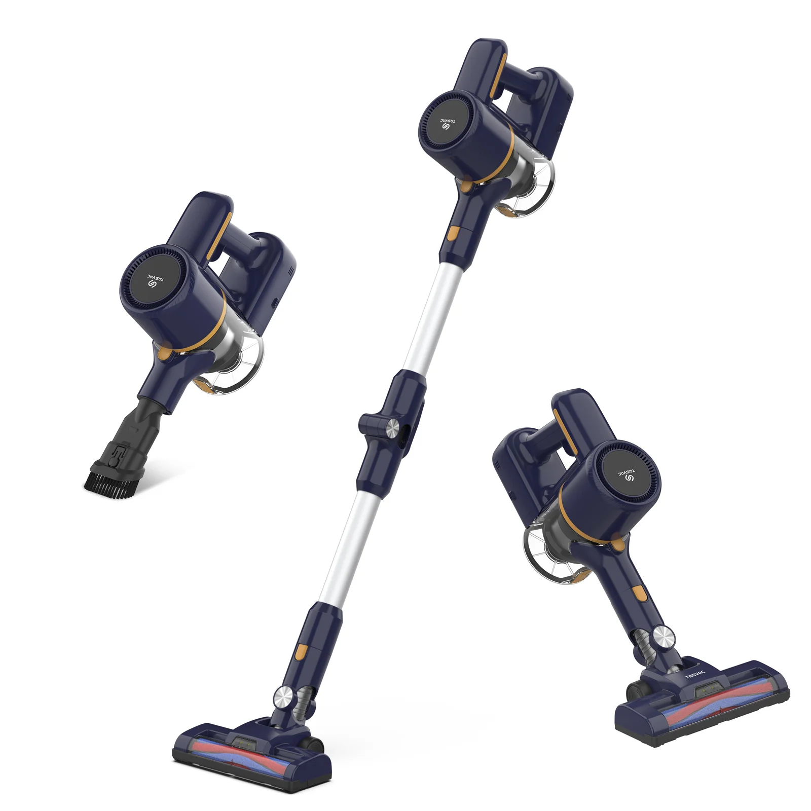 TASVAC N7 Cordless Vacuum Cleaner, 15 Kpa 40 Minutes Runtime, 6in1