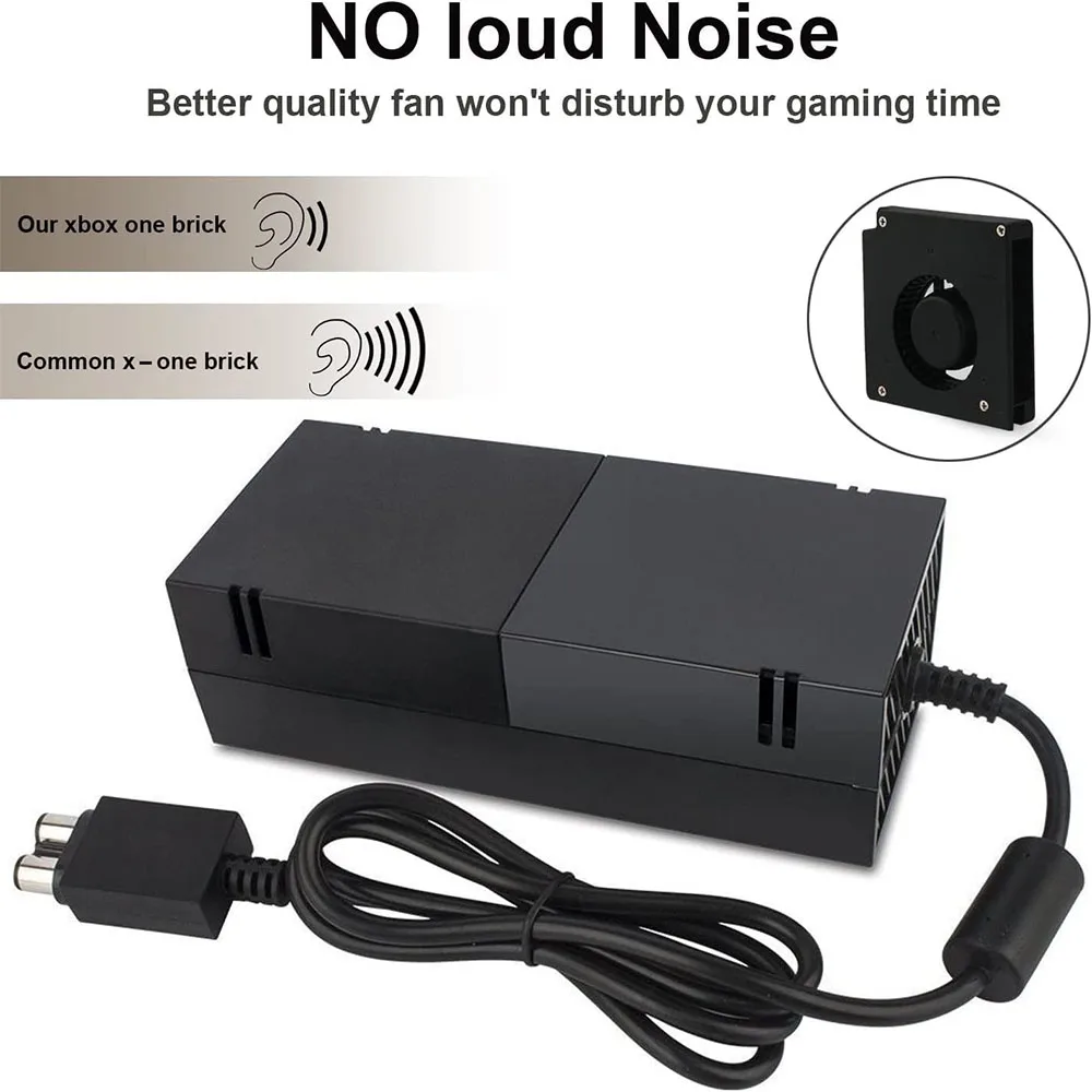 135W Xbox One Power Supply Brick Cord AC Adapter Cord Great Charger Accessory Kit for Microsoft Xbox One ConsoleAuto Voltage