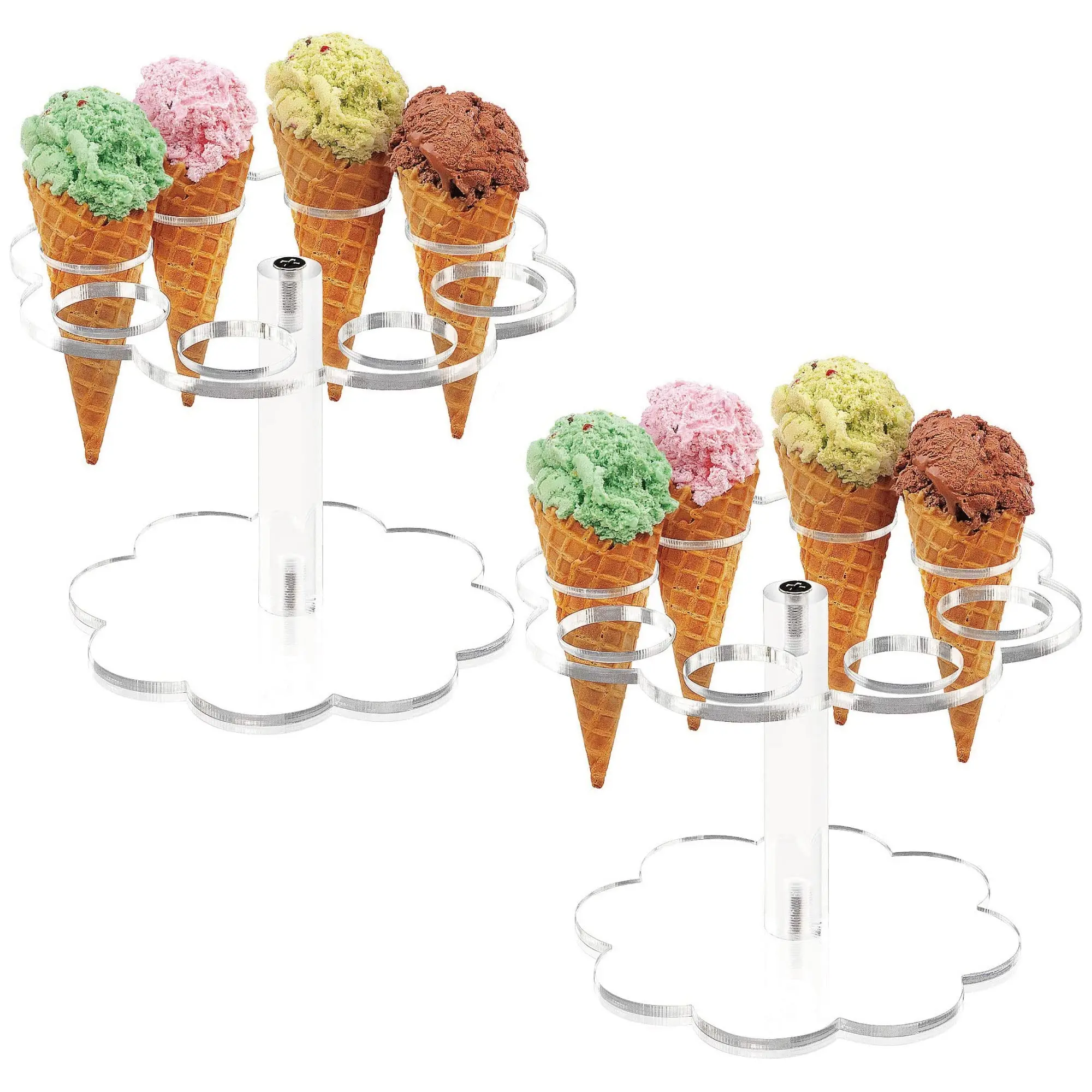 acrylic stackable colorful candy ice cream