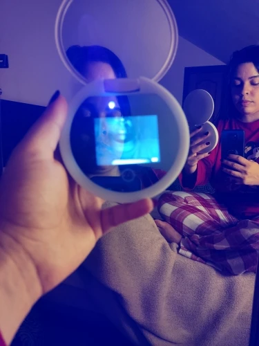 UV Mirror Sunscreen Testing Camera with Light 2X Magnification photo review