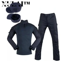 Navy Blue Uniform Military Uniform Camouflage Suit Tactical Clothing Tactical Suit Tactical Pants Cap For Men Balaclava 1