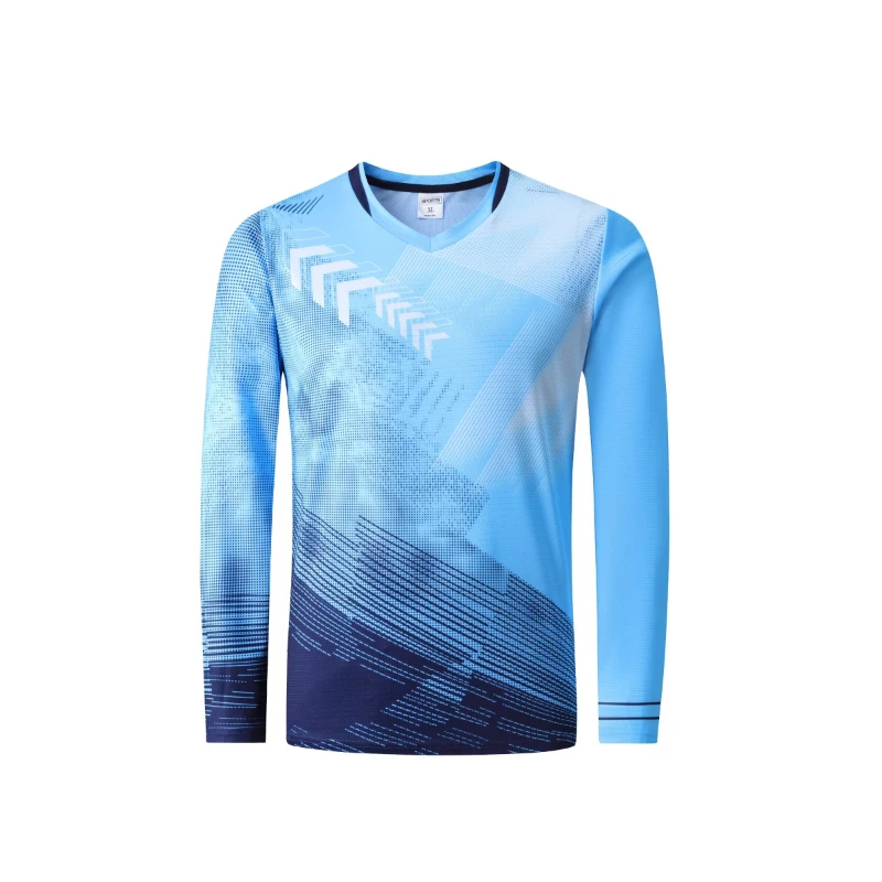 Long Sleeve Badminton Table Tennis Sport T Shirts for Men Women Child