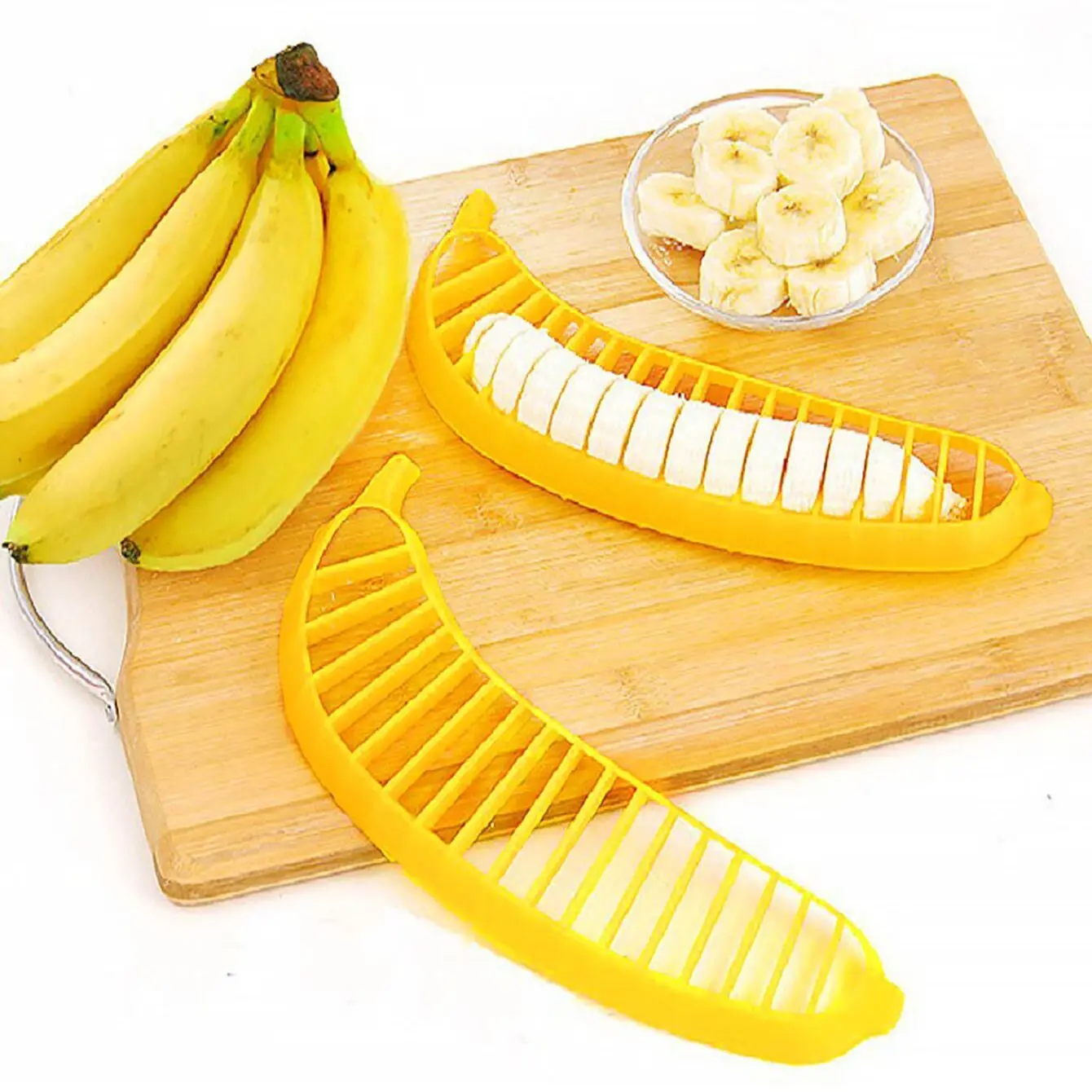 1pc banana splitter fruit platter Fruit salad banana slice slicer