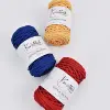 KNOTITUDE 4mm DIY Hand Knitting Recycled Cotton Cord Macrame Rope Crochet Yarn For Crochet & Knitting & Macrame 5