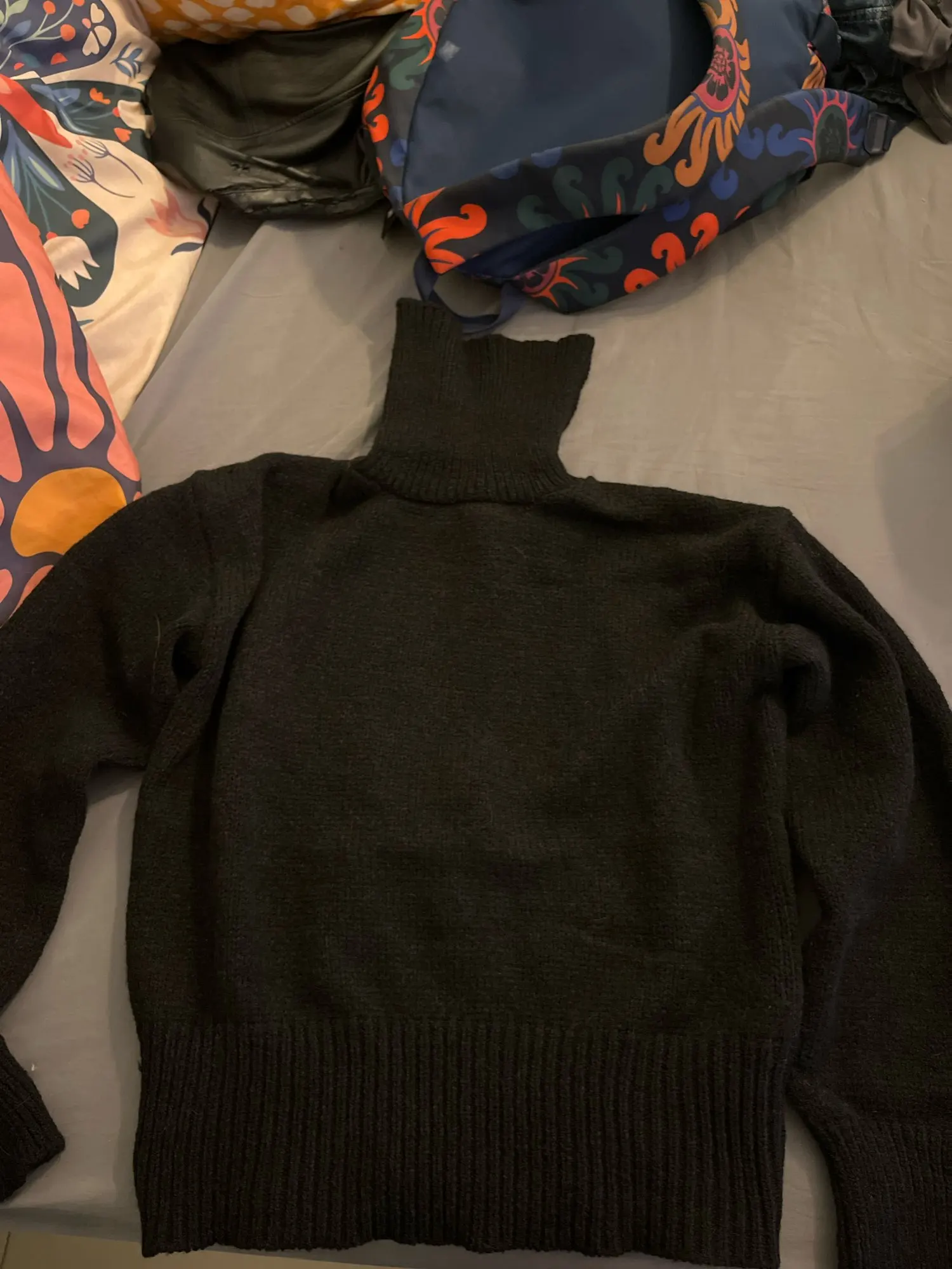 Women's Soft High Neck Knit Sweater photo review