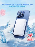 5000 Mah 15W Magnetic Wireless Mobile Phone Power Supply Set with Bracket Digital Display 5000 Mah Power Supply Set 2