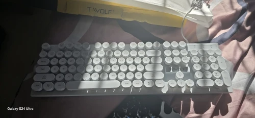 Shadow mechanical feeling, keyboard, desktop computer, laptop, esports game, illuminated wired keyboard photo review