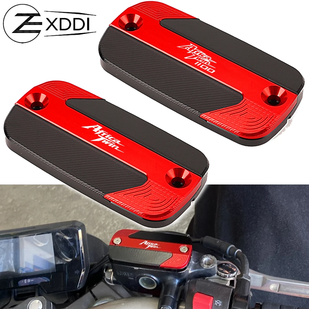 

For HONDA Africa Twin CRF 1000L 1100L CRF1000L CRF1100L Motorcycle Front Rear Brake Clutch Fluid Reservoir cap Oil Tank Cover