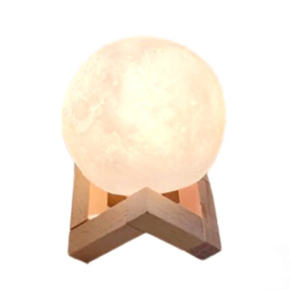 

Dropship 3D Print Rechargeable Moon Lamp LED Night Light Creative Touch Switch Moon Light For Bedroom Decoration Birthday Gift