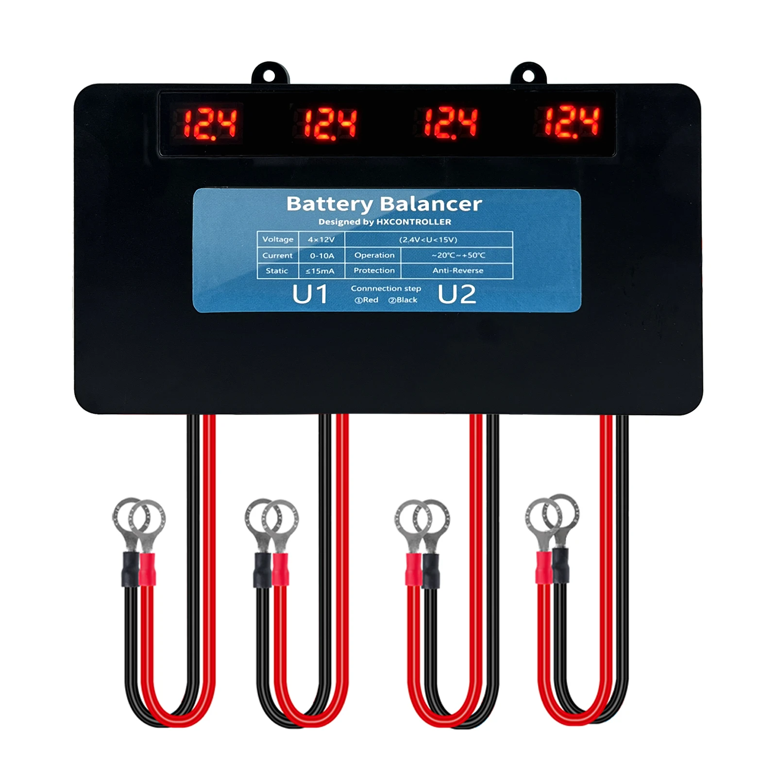 

LED 48V Battery Equalizer Solar Voltage Balancer for Lead Acid Battery System Series-Parallel Connected Charge Controller